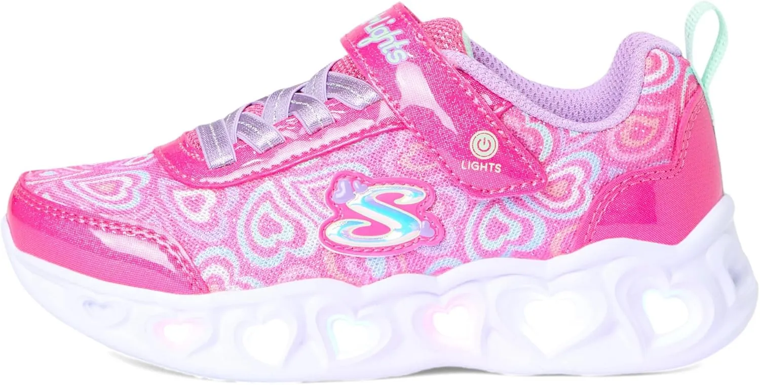 SKECHERS Girl's Heart Lights-Boogie Love Sneaker