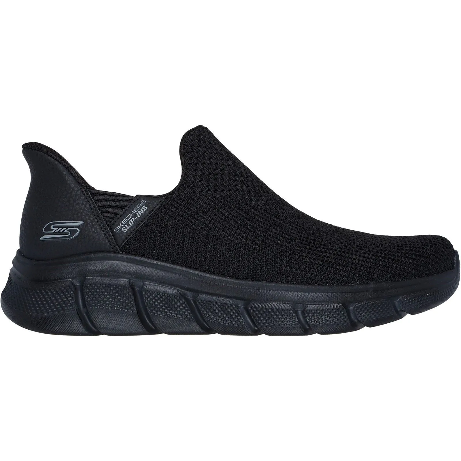 Skechers Men's BOBS Sport B Flex Resilient Trainers in Black