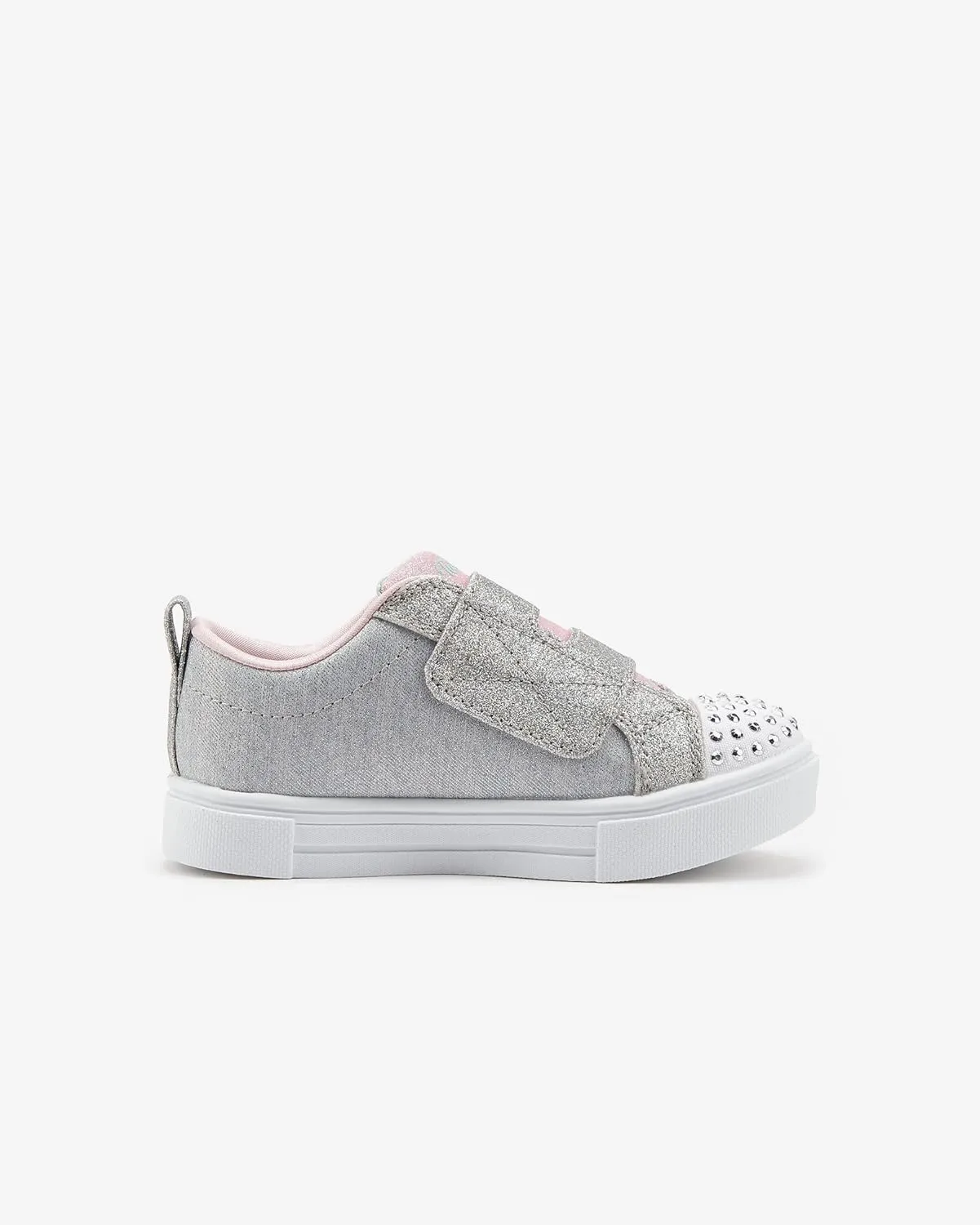 Skechers Unisex-Child Twinkle Sparks-Heather Char Sneaker