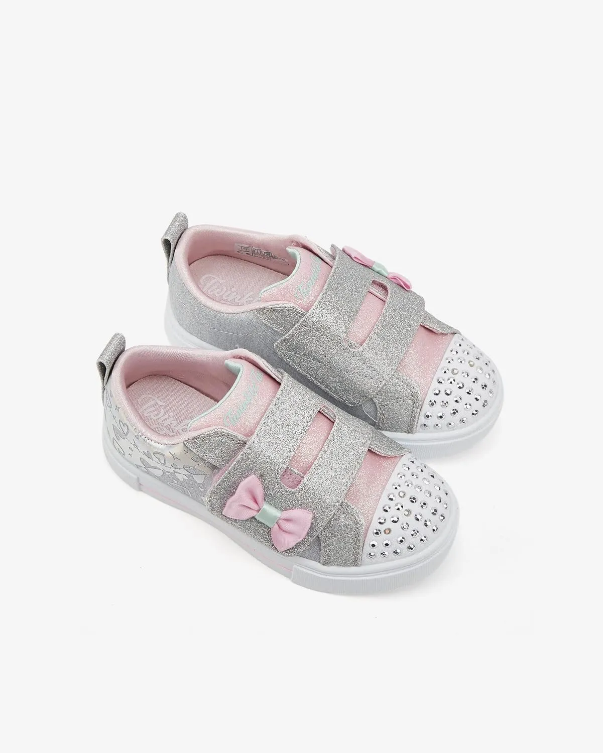 Skechers Unisex-Child Twinkle Sparks-Heather Char Sneaker