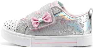 Skechers Unisex-Child Twinkle Sparks-Heather Char Sneaker