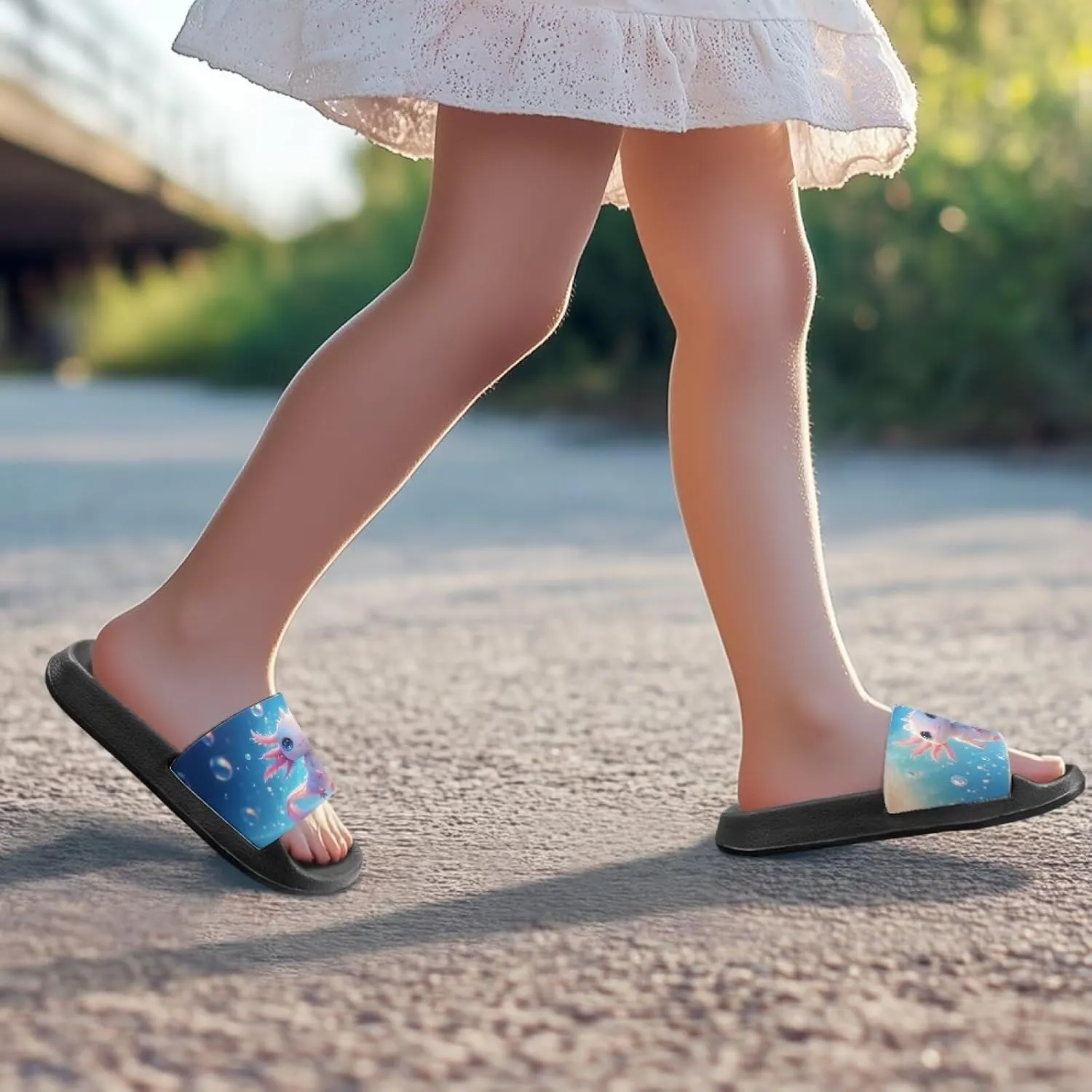 Slides for Boys Girls Quick Drying Kids Slides Sandals Non-Slip