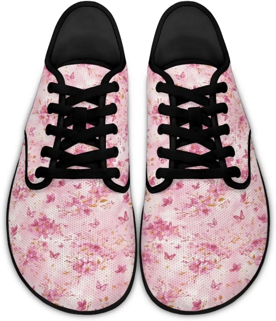 Slip On Shoes Wide Toe Box Zero Drop Fashion Sneakers Breathable Mesh Tennis Athletic Shoes for Women Men