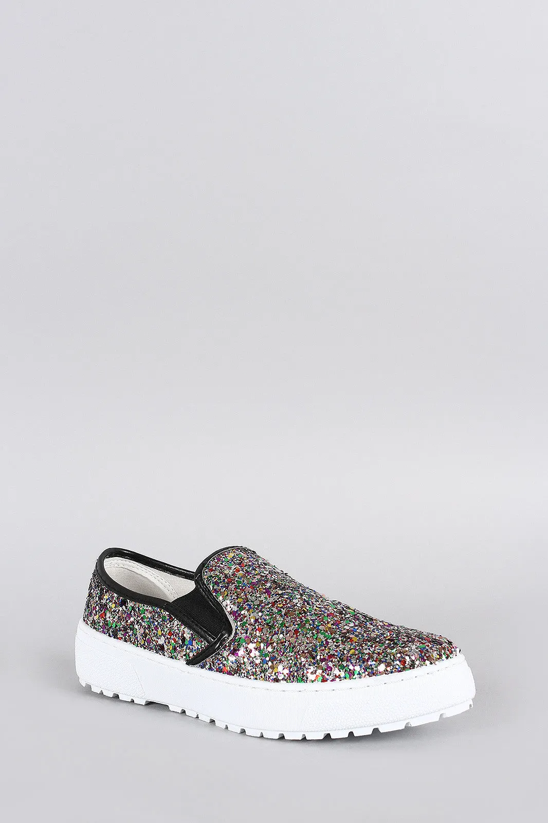 Slip Toe Liliana On Multicolor Sneaker Glitter Time-sensitive offer Pointy Exclusive deal