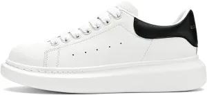 Small White Women's Athleisure Platform Shoes: Casual, Athletic Sneakers - White, Size 7.5 (US Women's 42)