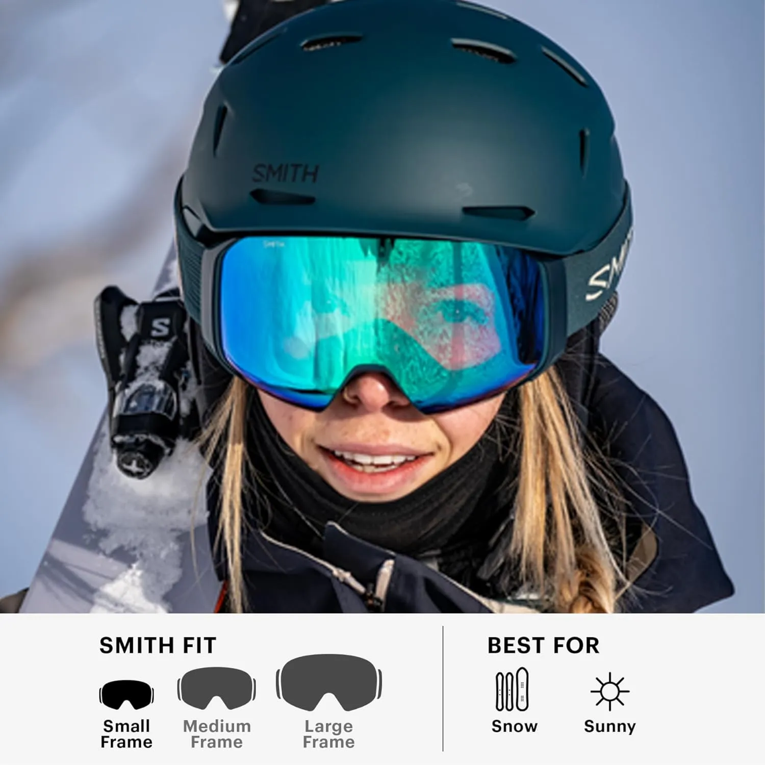 SMITH Unisex Adult Rally Snow Sport Goggle