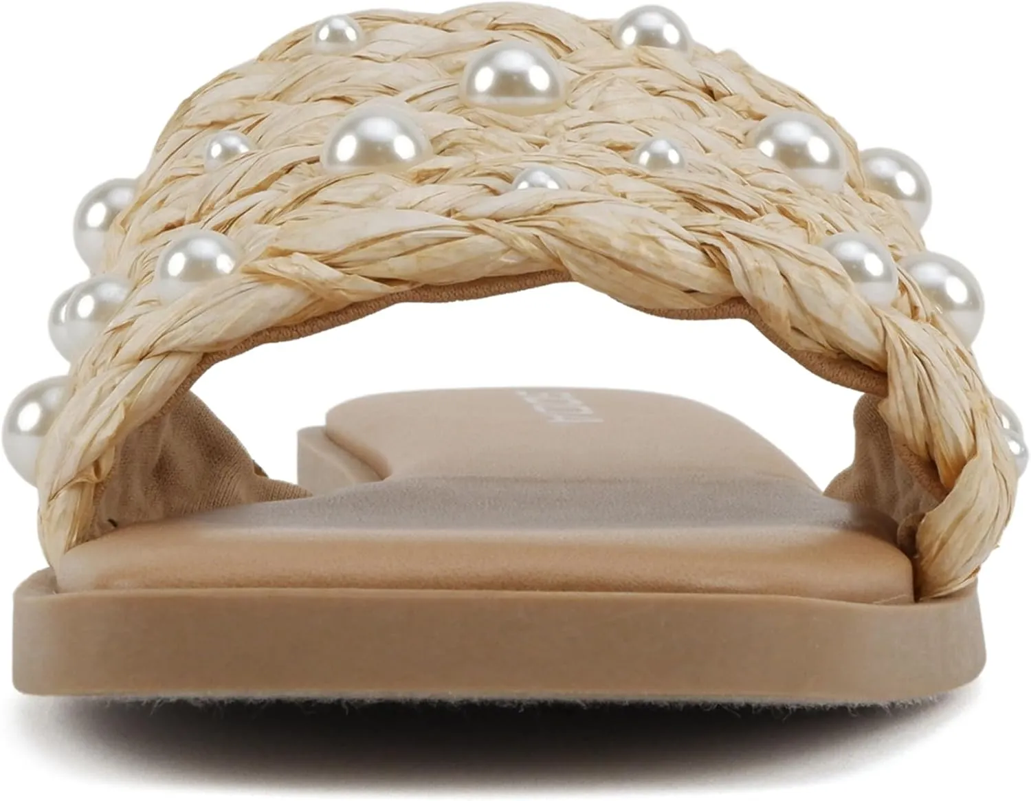 Soda “Engine” ~ Women Open Square Toe Single Strap Slide Sandal