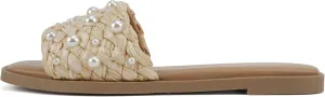 Soda “Engine” ~ Women Open Square Toe Single Strap Slide Sandal