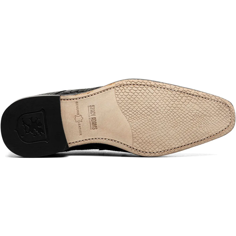 Stacy Adams Tristano Modified Bike Toe Oxford in Black