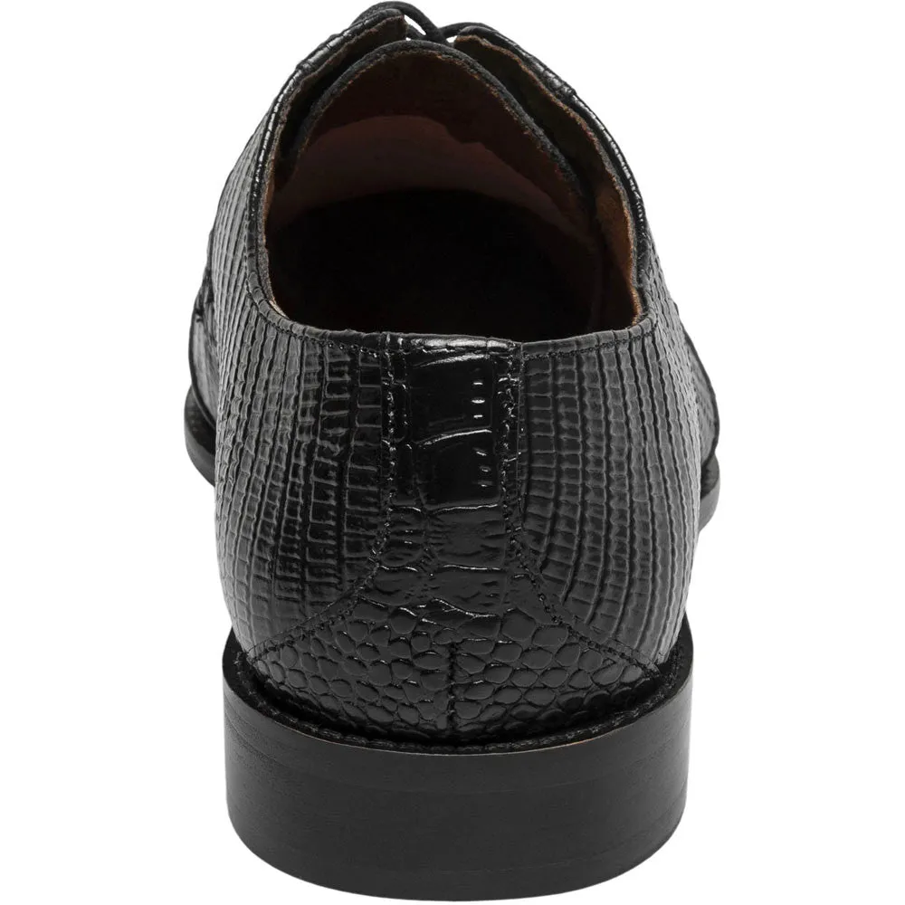 Stacy Adams Tristano Modified Bike Toe Oxford in Black