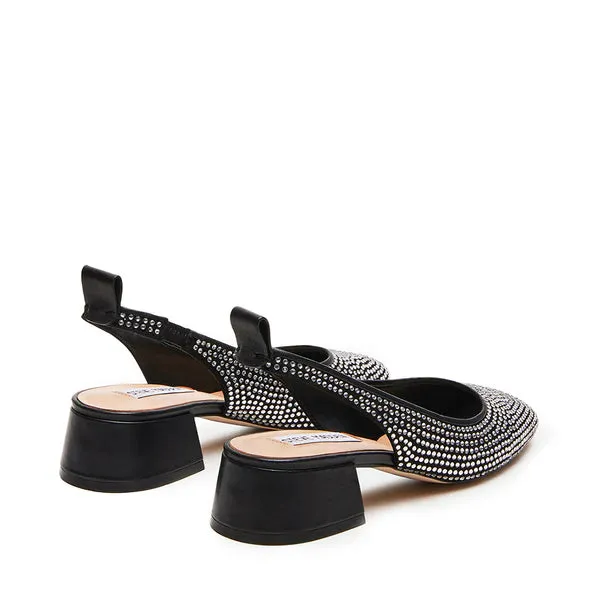 Steve Madden - Højhælet sandal - Black/Rhinestone - Smitten