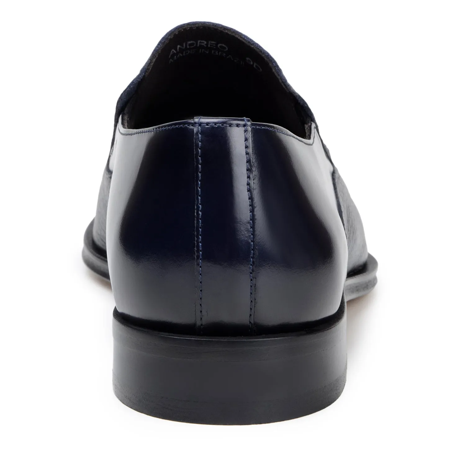 Studio Belvedere Andreo Men's Shoes Deer-Skin / Calf-Skin Leather Cap-Toe Slip-On Loafer  (SBV1012)