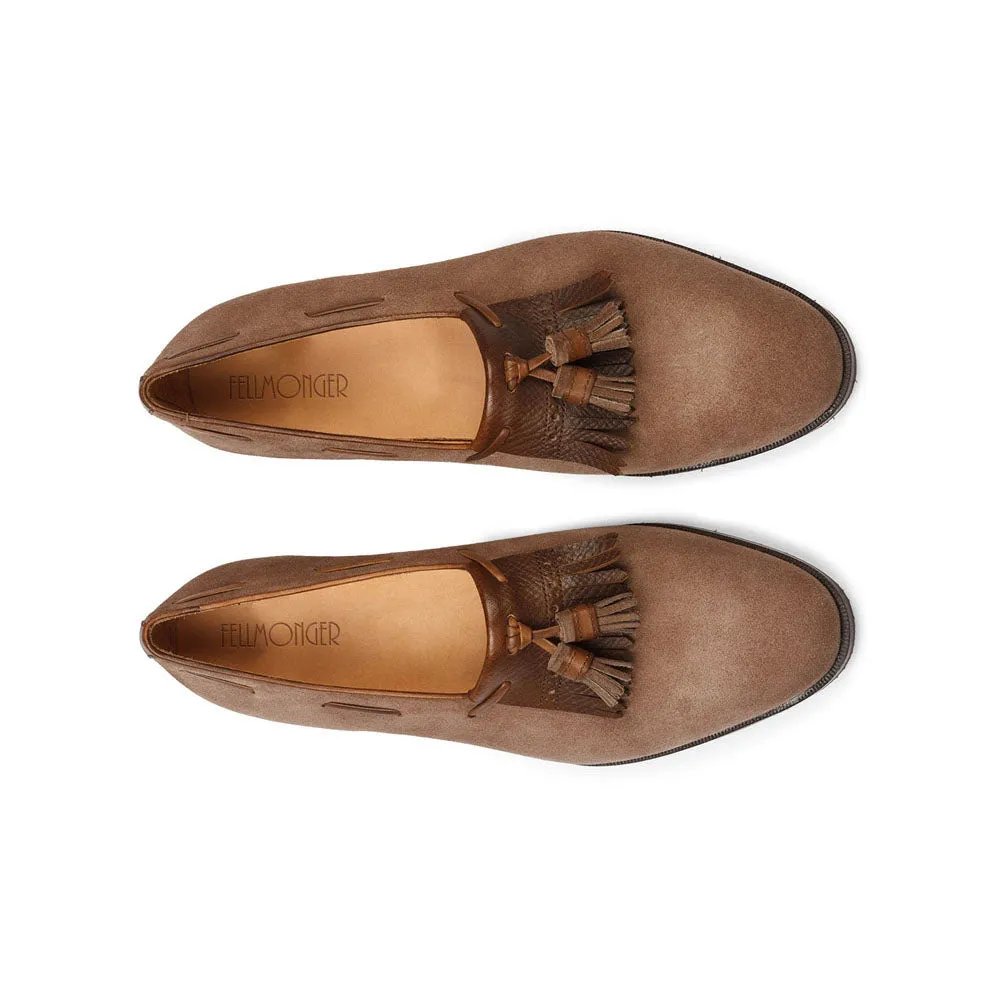 Suede Detailed Kiltie Tassel Loafer