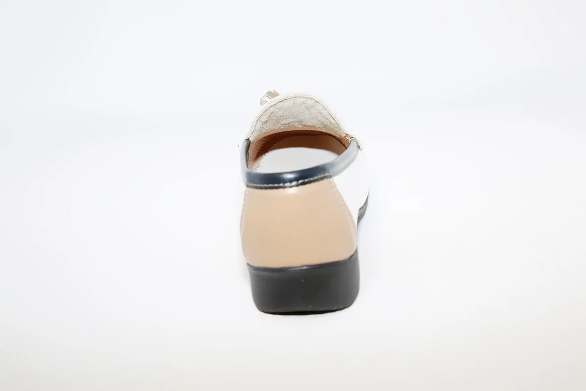 TERESA TORRES - White Leather Loafer