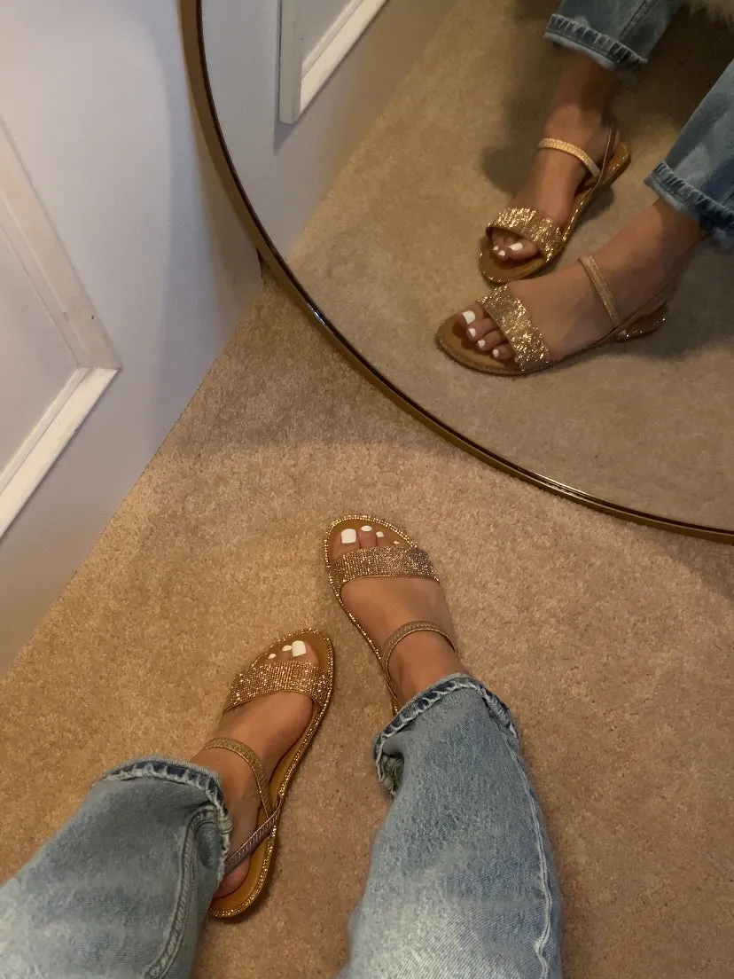 Tessa Sandal - Rosegold
