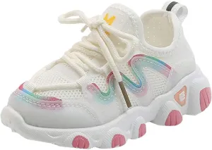 Toddler Boy Extra Wide Shoes Breathable Girls Infant Shoes Lace Up Baby Toddler Mesh Kids Soft High Top Shoes for Girls