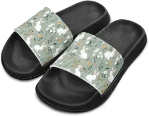 Toddler Slide Sandals Lightweight Slippers Slip Resistant Footwear Cushioned Thick Sole Beach Slides Pool Sandals