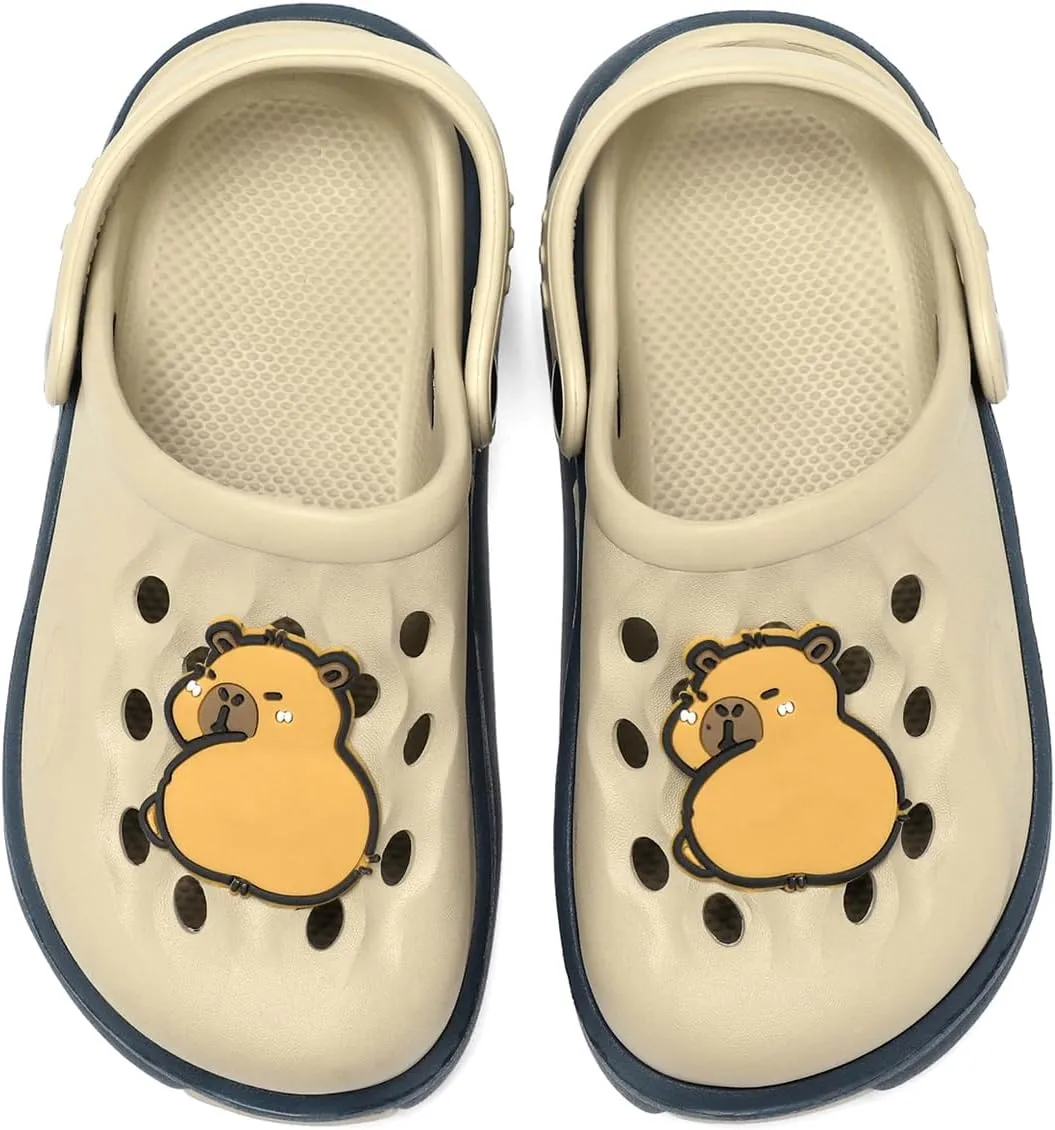 Toddler Water Clogs Lightweight Summer Garden Shoes Cartoon Durable Infant Slide Slippers for Boys Girls