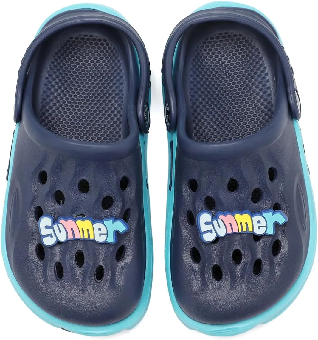 Toddler Water Clogs Lightweight Summer Garden Shoes Cartoon Durable Infant Slide Slippers for Boys Girls