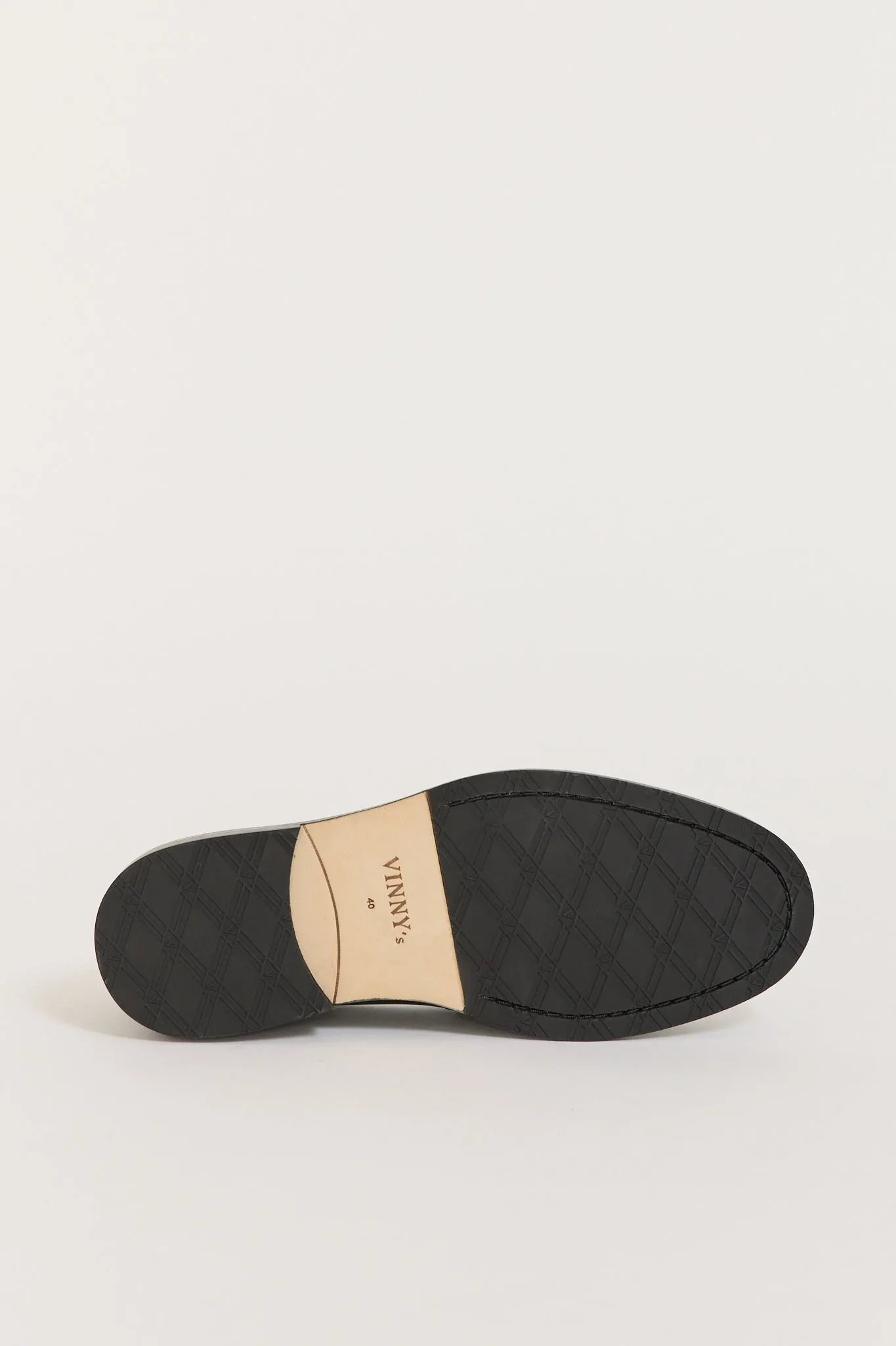 Townee Penny Loafer Black Polido Leather Womens