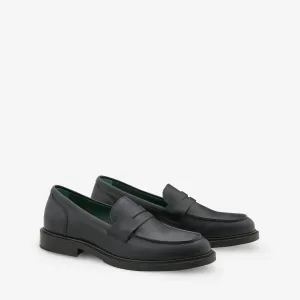 Townee Penny Loafer Black Polido Leather