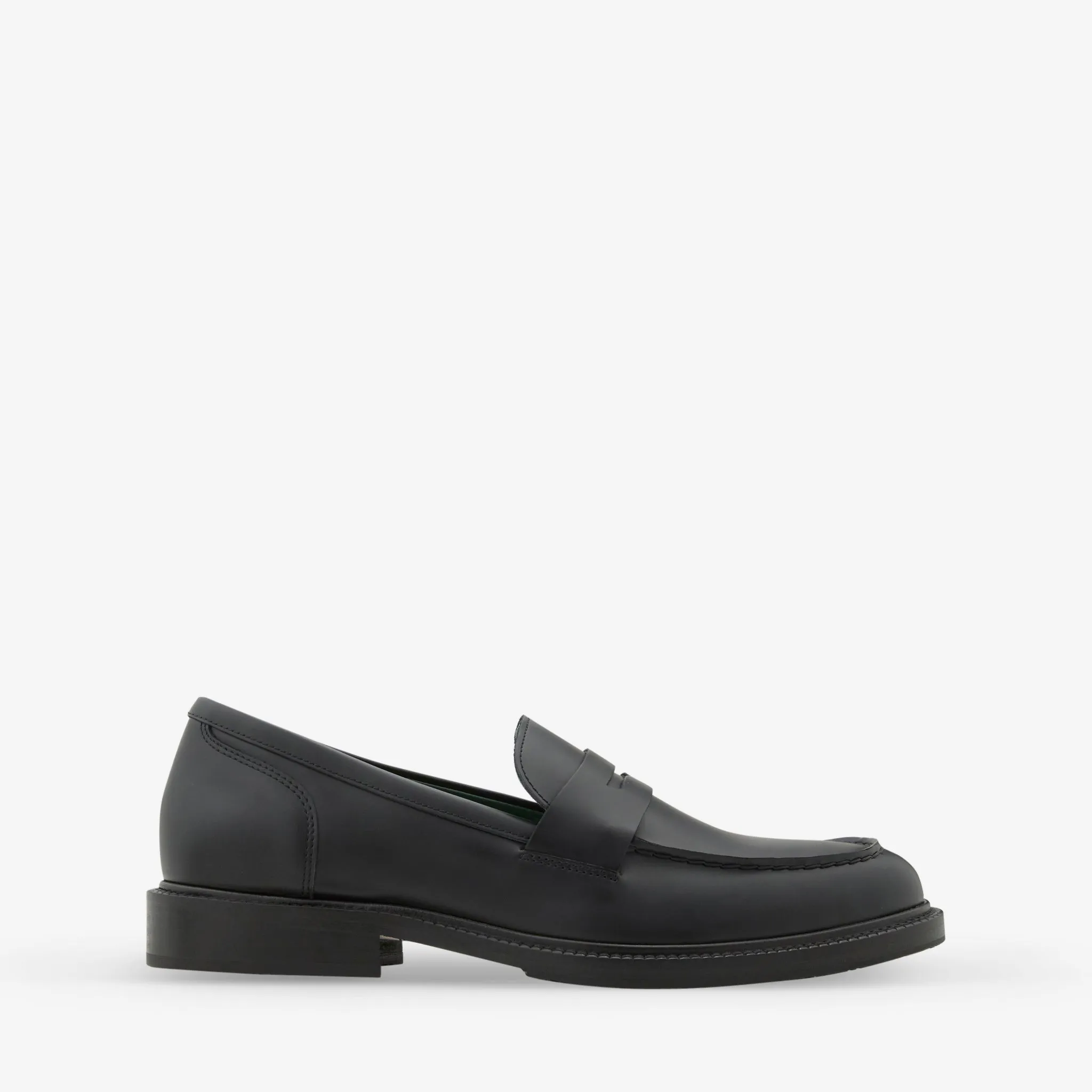 Townee Penny Loafer Black Polido Leather