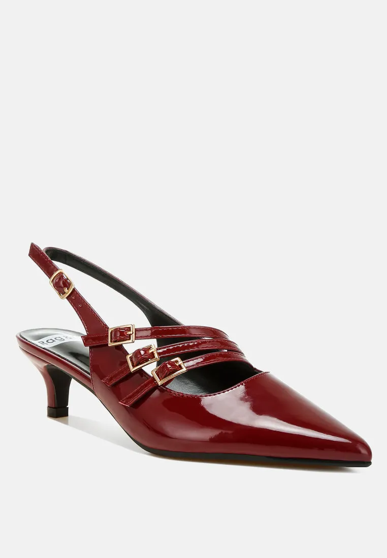 Triple Strap Slingback Sandals By RUW