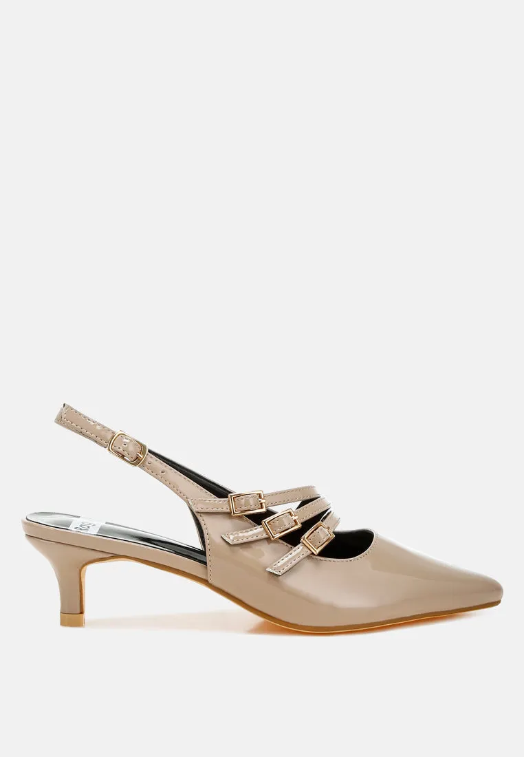 Triple Strap Slingback Sandals By RUW