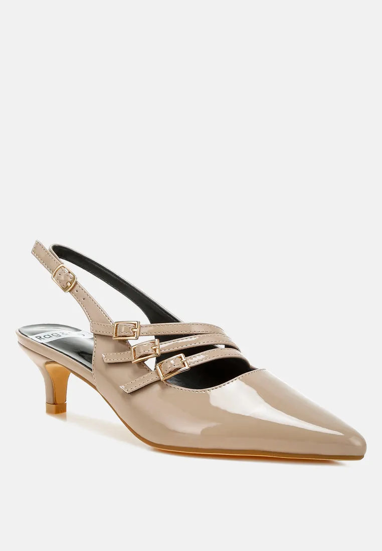 Triple Strap Slingback Sandals By RUW