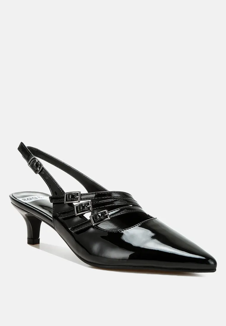Triple Strap Slingback Sandals By RUW