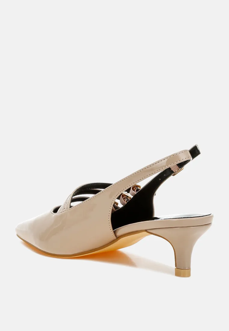 Triple Strap Slingback Sandals By RUW