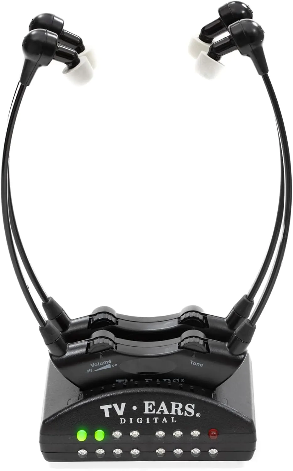 TV · EARS 5.0 Dual Digital Wireless Headset System for Watching, Includes 2 Headsets & RF Transmitter Compatible with Most TV Brands, Ideal for Seniors & with Hearing Difficulties