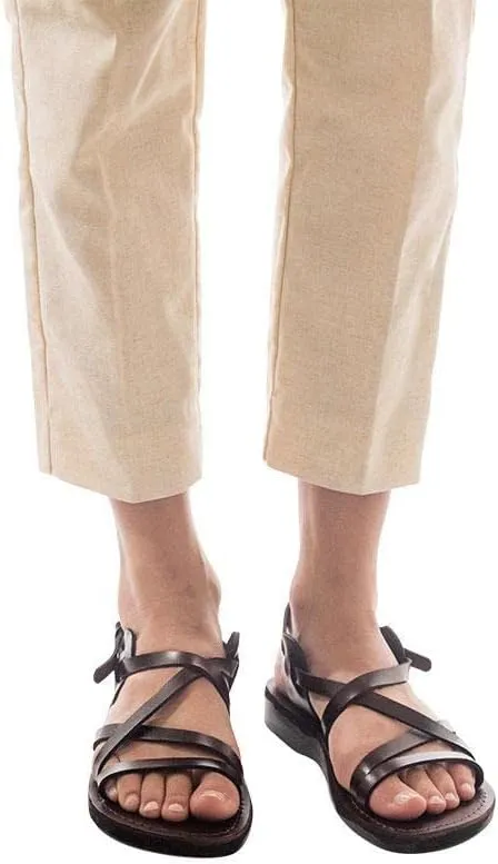 Tzippora - Leather Strappy Slingback Sandal - Womens Sandals