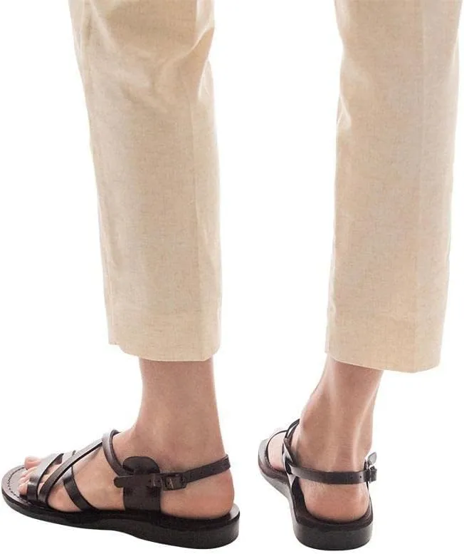 Tzippora - Leather Strappy Slingback Sandal - Womens Sandals