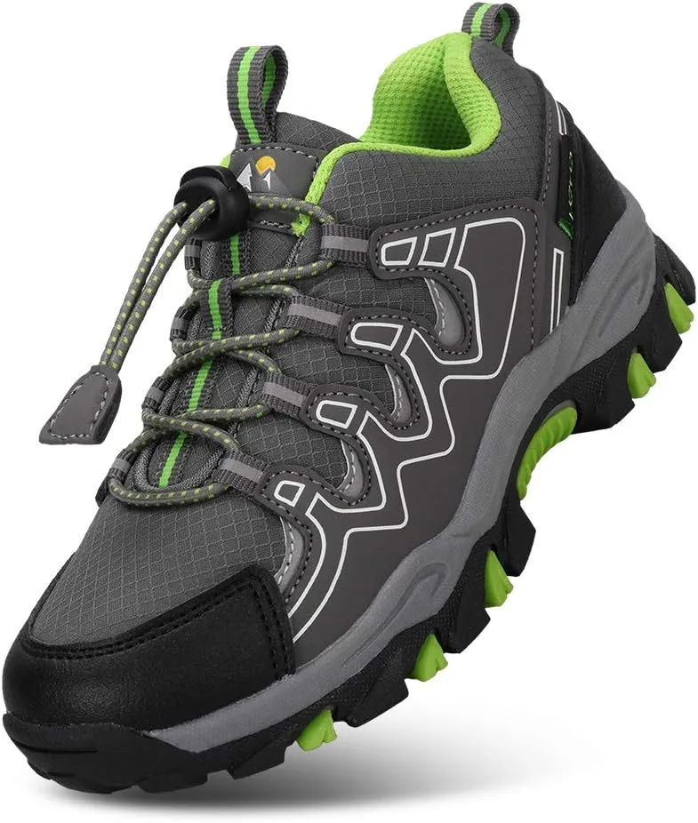 UOVO Boys Shoes Boys Tennis Running Sneakers Waterproof Hiking Shoes Kids Outdoor Fashion Sneakers Slip Resistant (Big/Little Boys)