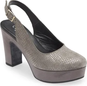 Women's Torrie Platform Slingback Pump In Harley Mink