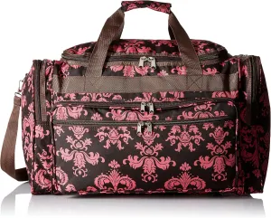 World Traveler Damask 22-inch Carry-on Duffle Bag with Adjustable Shoulder Strap