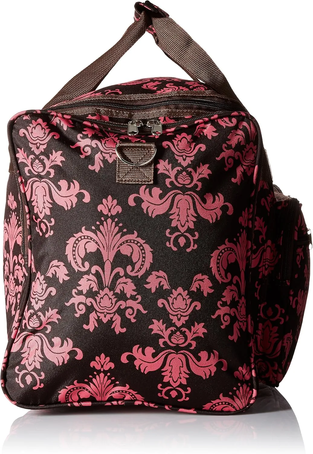 World Traveler Damask 22-inch Carry-on Duffle Bag with Adjustable Shoulder Strap