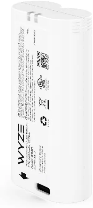 WYZE Removable Battery Pack Battery Cam Pro and Duo Cam Doorbell